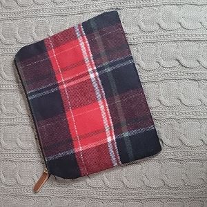 L.I.B New York Plaid Wristlet.